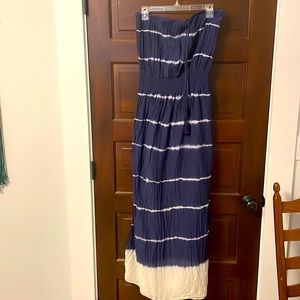 athleta strapless sundress